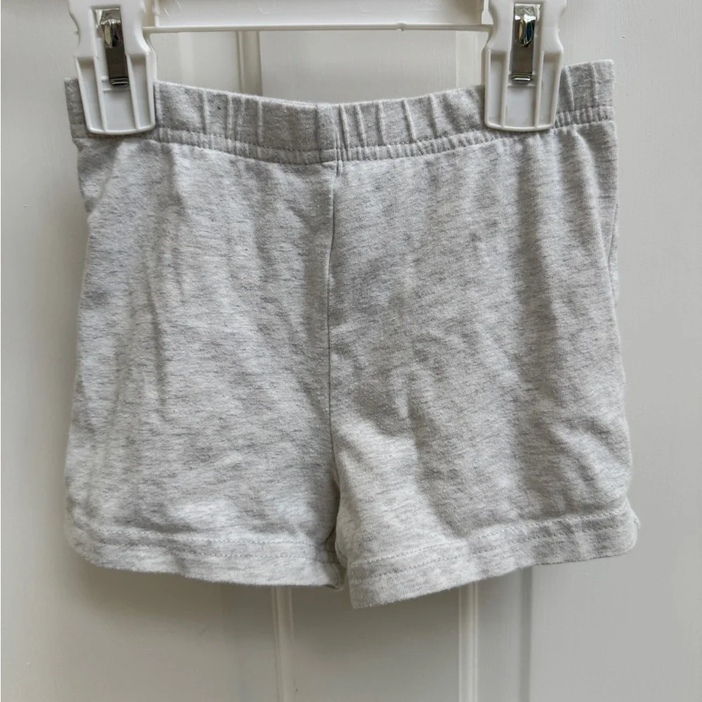 Simple Joys by Carter's 4T Girls Gray Elastic Waist Bike Gymnastics Shorts